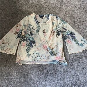 FDJ blouse cream flowery